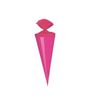10 Decorative Cone, Length: 12 cm, Colour: Pink
