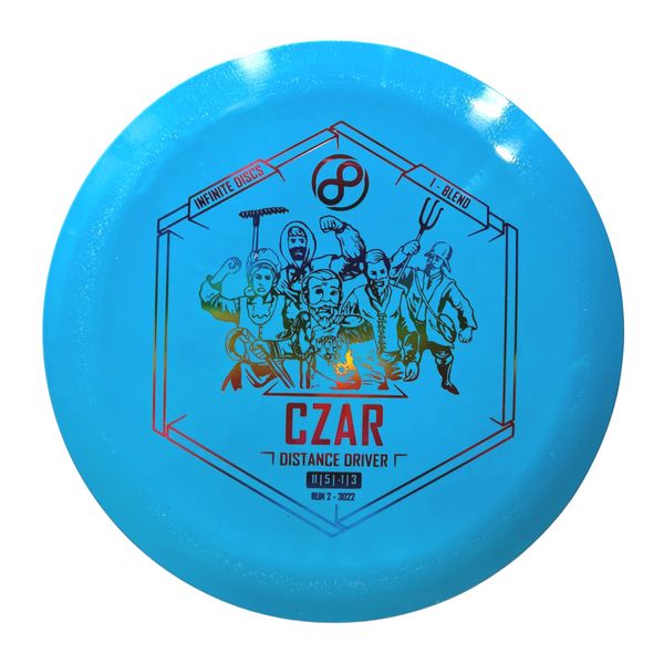 Czar | Advanced Disc Golf Distance Driver in Affordable I-Blend Plastic (Blue)