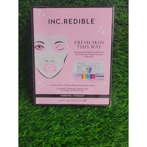 INC.redible Fresh Skin This Way Hydrogel Hydrating Gel Face Masks