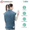 Sable Electric Heating Pad Back for Neck and Shoulders Pain Relief Blanket Mat