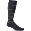 Sockwell Men's Circulator Moderate Graduated Compression Sock, Navy - L/XL