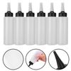 6pcs Applicator Bottle, Shampoo Bottle Hair Washing Bottle with Cover Hair Salon Squeeze Refillable Bottle for Hair Salon Coloring Dyeing