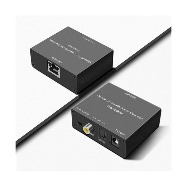 Digital Audio Extender Digital Optical/Coaxial Digital Audio Extender/Convert...