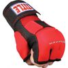 Title Classic Gel-X Glove Wraps, Red/Black, Small