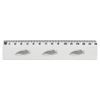 'Sweetcorn' 15cm (6 Inch) White Plastic Ruler (RL00049334)