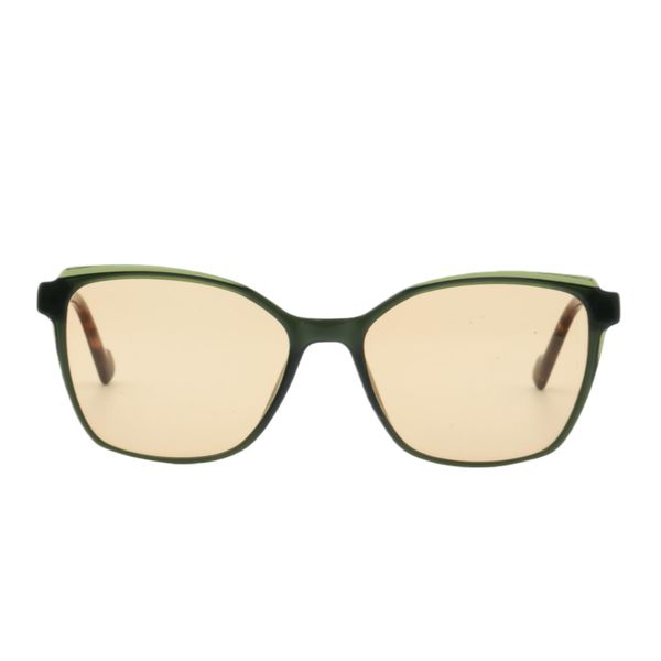 RemedyLens Brontë FL-41 Glasses, Green Frame with Tortoise Arms, Light Sensitivity and Migraine Relief