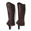 Equestrian Chaps Gaiters Soft Leather Half Chaps Black Small Equestrian Gear Sack