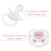 LittleForBig Bigshield Generation-II Adult Sized Printed Pacifier Blushing Baby Pattern
