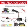 4 Gang Switch Panel RGB Wireless Remote Control Backlit Off and Auto Dimmable RV