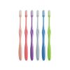 [Value Set of 2] LT-59 Toothbrush Craftsman Invented by Shigeyoshi Tanabe, "Easy to Polish" Toothbrush, Fine Bristles (Slightly Soft), Set of 6 x 2