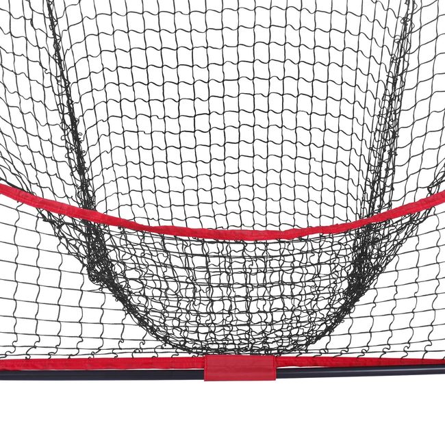 7x7Ft Bow Frame Baseball Softball Teeball Practice Batting Training Net W Bag 