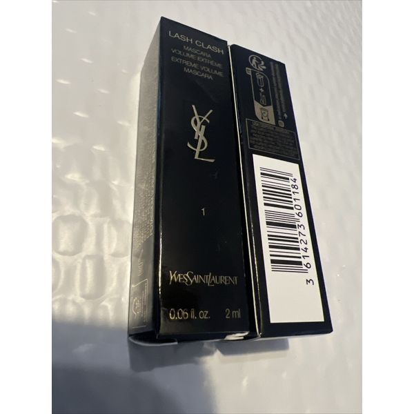 2x YVES SAINT LAURENT YSL Lash Clash Extreme Volume Mascara .06oz Travel Lot 2pc