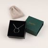 GAVU Men's Tungsten Steel Ring Necklace, 55 cm, Tungsten steel, No Gemstone