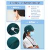 24 Pieces Adjustable Working Caps with Buttons Sweatband for Women Men, Nursing Scrub Caps Hats Head Cover Gourd Shaped Tie Back Hats for Doctor Nurse Beauty Salon Caps, Cotton Headwear Printed