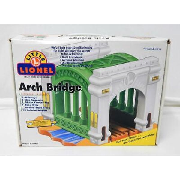 Little Lionel 7-75007 Arch Bridge Set Train Accessory Compat with Brio New inBox