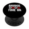 Bridge Time On Player Card Game PopSockets Adhesive PopGrip
