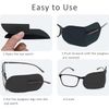 6 Pack Black Eye Patch for Glasses Amblyopia Lazy Eye Training for All Ages