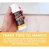 Rustic MAKA Natural Deodorant, Takes Two To Mango (Mango + Lime), Free of Aluminum, Baking Soda & Parabens, Activated Charcoal + Magnesium, Continuous Odor Control