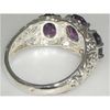 Sterling Silver Ladies Amethyst Ring - Size W