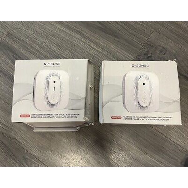 2 X-Sense XP02-AR combination smoke and carbon monoxide Alarm