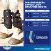 WeatherBeeta Single Lock Brushing Boots, Navy/Navy, Full
