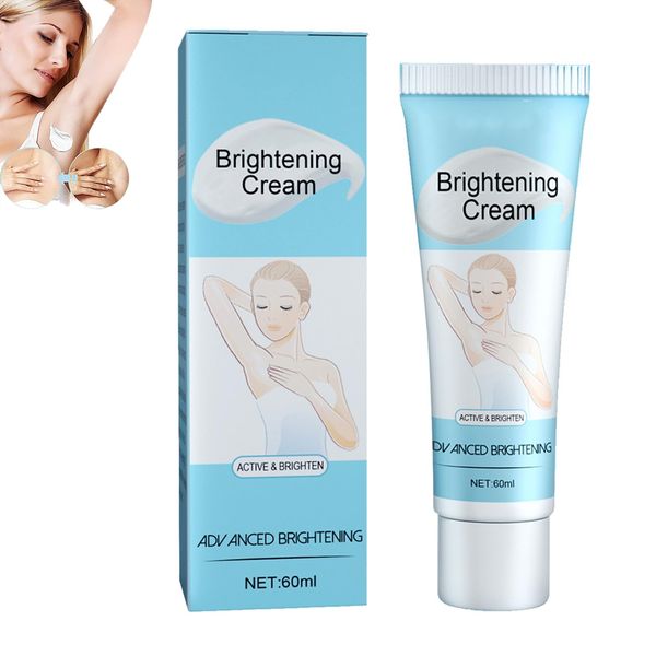 Unterarmaufhellungscreme,Achselaufhellungscreme,Natürliche Achselhöhle Aufhellungscreme,Achselhöhle Brightening Cream,Hautaufhellende Creme Achselhöhle,Knie Private Teile Antitranspirant Creme,60ML