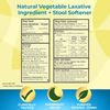 Senokot-S Dual Action 60 Tablets, Natural Vegetable Laxative Ingredient Plus Sto