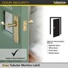 3.0 TUB MORT LATCH BRASS TML130