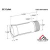 Colton Industrial Tools 3/4" Ultra Precision 5C Round Collet 0.0005"Accuracy