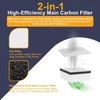 FUMECLEAR FC2001A Replaceable Filter Set with 5pcs pre-Filters and 1pcs 2-in-...