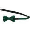 TIES R US Plain Bottle Green Mens Bow Tie