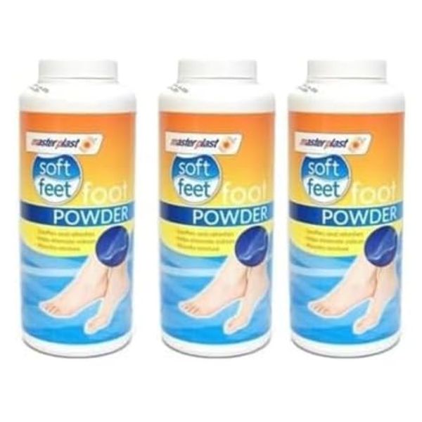 3x Foot Powder, Soothes and Refreshes, Absorbs Moisture Helps Eliminate Odours Smell 170g each