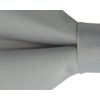 Dobell Mens Silver Bow Tie Pre-Tied