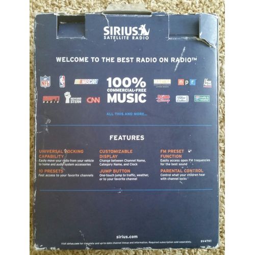 SIRIUS Stratus 4 Plug-and-Play Satellite Radio Receiver with Vehicle Kit