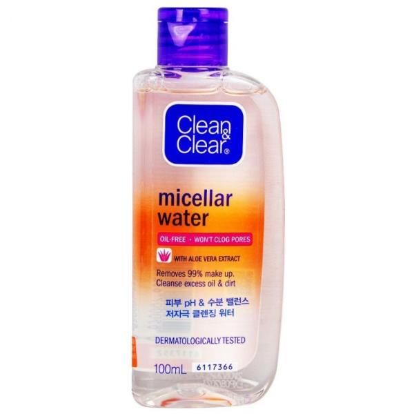 Clean &amp; Clear Micellar Water Cleansing Cream Water Tissue Oil Lotion Tissue Cleansing Cream 100ml