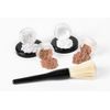 QUICK FIX KIT (MEDIUM CONCEALER & DEEP TAN FOUNDATION) Mineral Makeup Starter Set Sample Size Matte Bare Face Powder