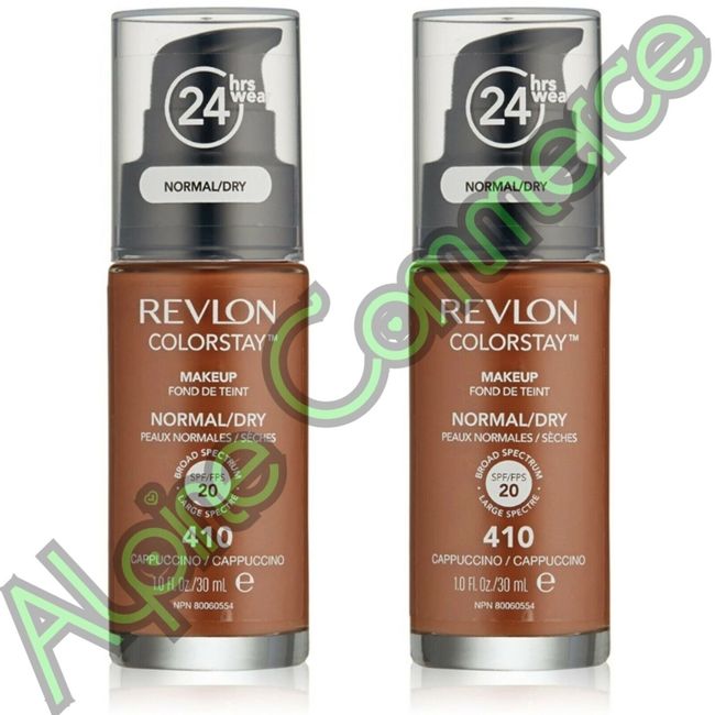 *2-Pack* Revlon ColorStay Makeup SPF/FPS 20 Normal/Dry Skin 410 Cappuccino