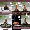 Cedar Backflow Incense Cones - Dual Pack of 10 Cones - Waterfall Effect