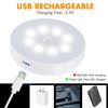 6 Pack Puck Lights with Remote Rechargeable Motion Sensor Light Wireless