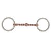 AJ Tack Loose Ring Sweet Iron Twisted Copper Snaffle Bit - Mini/Pony 3 1/2"