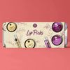 Lip picks Tin Gift Set | Includes 2 Lip Balms, 2 Lip Masks, & 2 Lip Scrubs in Cookie Butter and Merry Berry Flavors