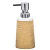 Ridder soap Dispenser, Polyresin, Brown, Approx. 7,1 x 7,1 x 17,5 cm