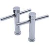 Universal Polished Stainless Battery Tray Holder With Hold Down Kit 13" x 7"