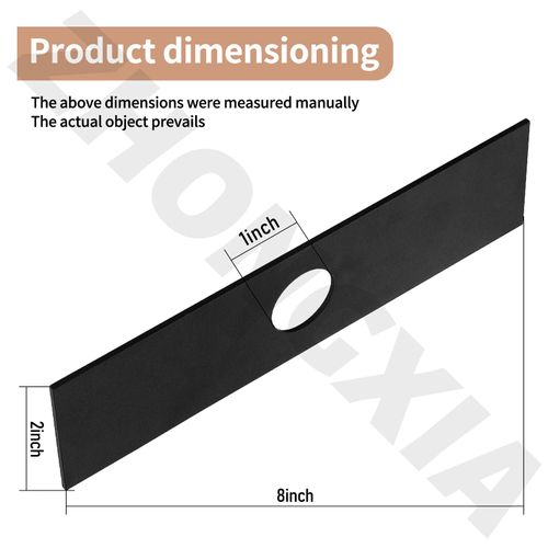 ZHONGXIA 3 Pack Hardened Steel 8"x2" Edger Blade Compatible with Kobalt 80 Volt Max Cordless Electric Edger - Edger Blades 1 Inch Center Hole