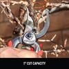 Corona BP7100 1 in. Forged Dual Cut Bypass Pruner