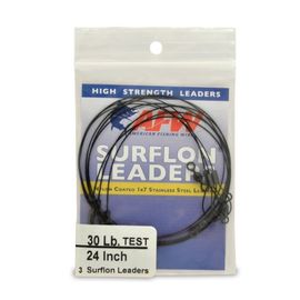 Surflon Size 2 - 30-Pound Break 1000-Feet Crimping Picture Wire Nylon Coated Stainless Steel, Bright