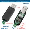 VooGenzek 3 PCS USB to RS485 Converter Adapter, Support Win7 XP Vista Linux Mac OS