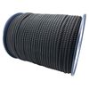 8mm Black Polypropylene Braided Poly Rope Cord x 200 Metre Strong String