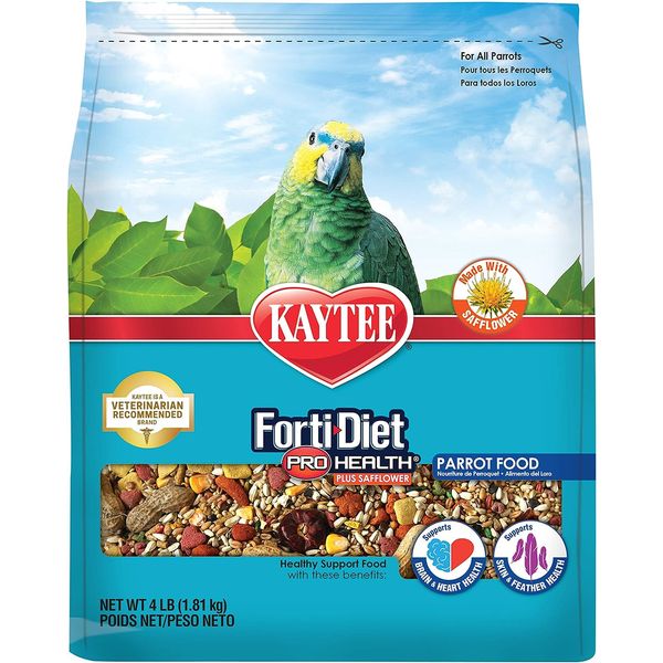 Forti-Diet Pro Health with Safflower Pet Parrot Food, 4 Lb