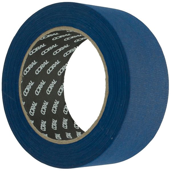 Coral 71503 Easy Blue Masking Tape for Indoor and Outdoor use 2 inch 50M roll